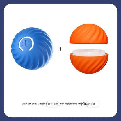 Durable rubber dog ball toys in bright colours for bite resistance and training