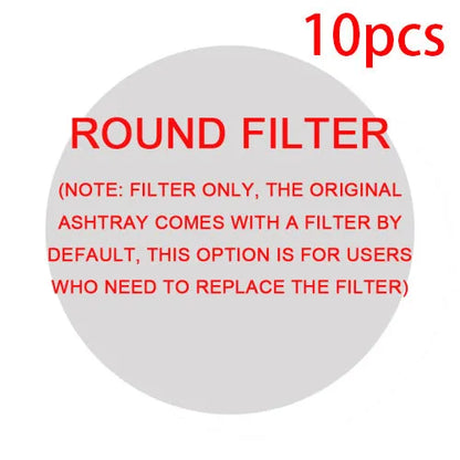 Portable automatic air purifier ashtray with negative ion technology for smoke removal