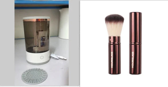 Automatic Makeup Brush Cleaner with USB Charging - Effortlessly clean your makeup brushes for flawless application