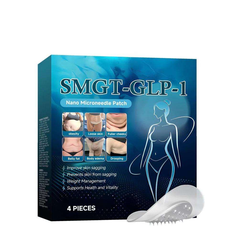 Slimming microneedle patch with botanical ingredients including Paeonia lactiflora root and glucagon-like peptide-1