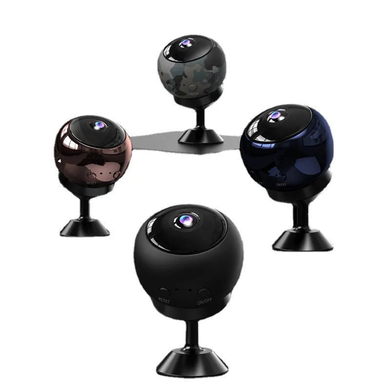 1080p wireless WIFI surveillance camera with wide-angle lens for home security monitoring