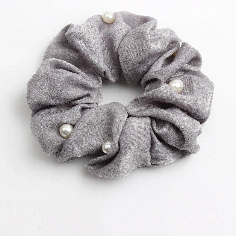 Creative rubber band fabric hair accessories hair ring in six colours including red, black, dark blue, pink, grey, light blue