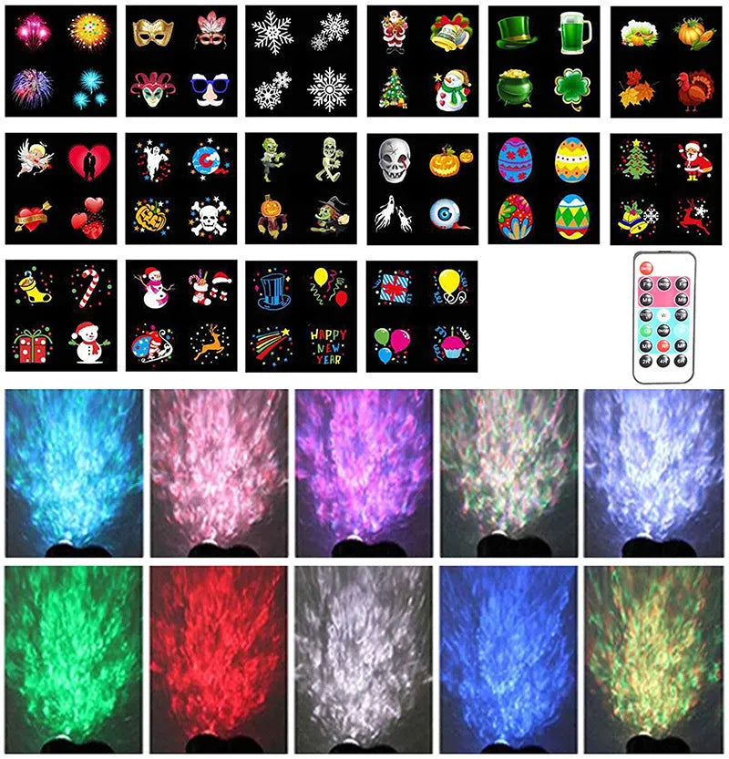 Outdoor waterproof double tube animated watermark LED light with IP65 rating for garden use.