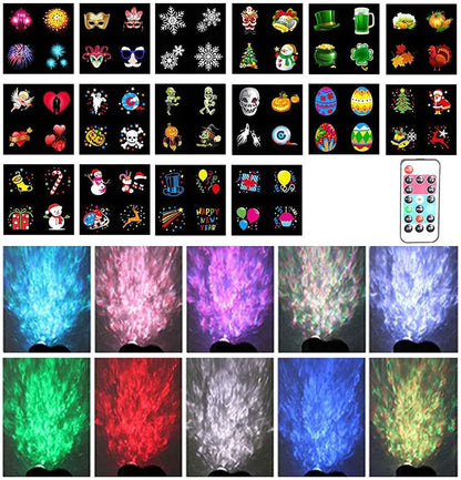 Outdoor waterproof double tube animated watermark LED light with IP65 rating for garden use.