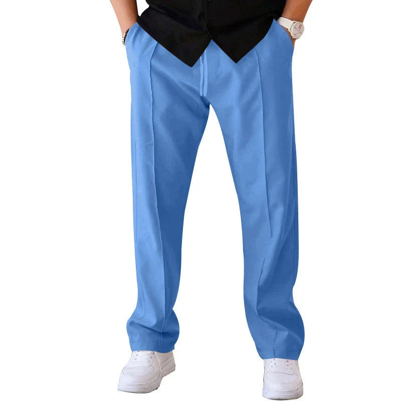 Comfortable and stylish drawstring waist casual pants for men in a variety of colors and sizes