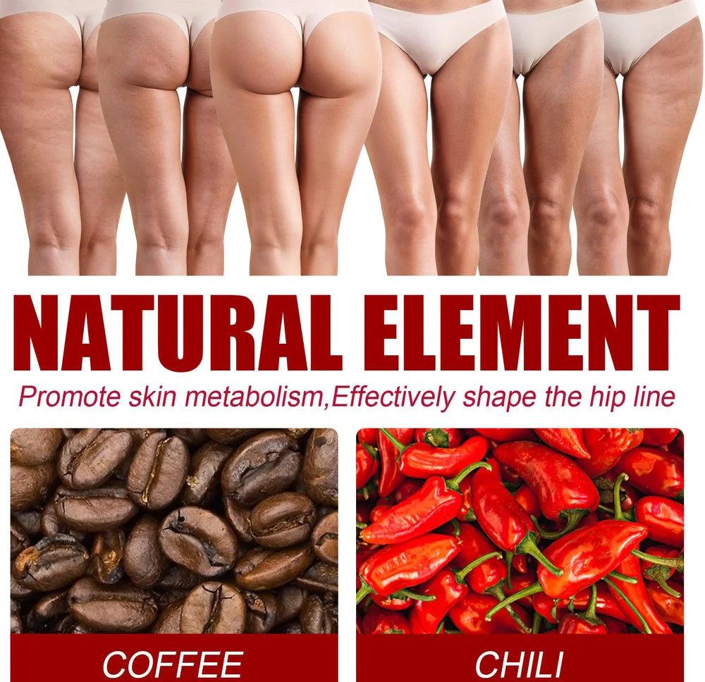 Plump buttock cream in 4.3x5cm packaging with 50g firming formula for daily application