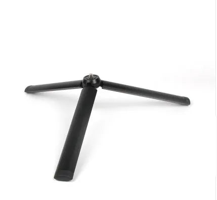 Black aluminium mobile phone tripod with PTZ adjustments for handheld stabilisation
