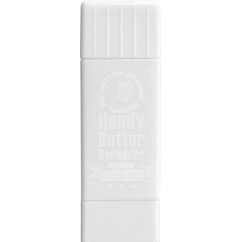 White polypropylene butter applicator box holding 6x6x3cm stick for kitchen use, temperature resistant -20°C to 140°C