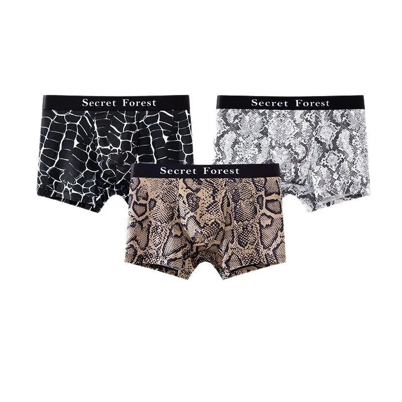 Men's loose fit polyester boxer shorts in black colour showing mid-waist design