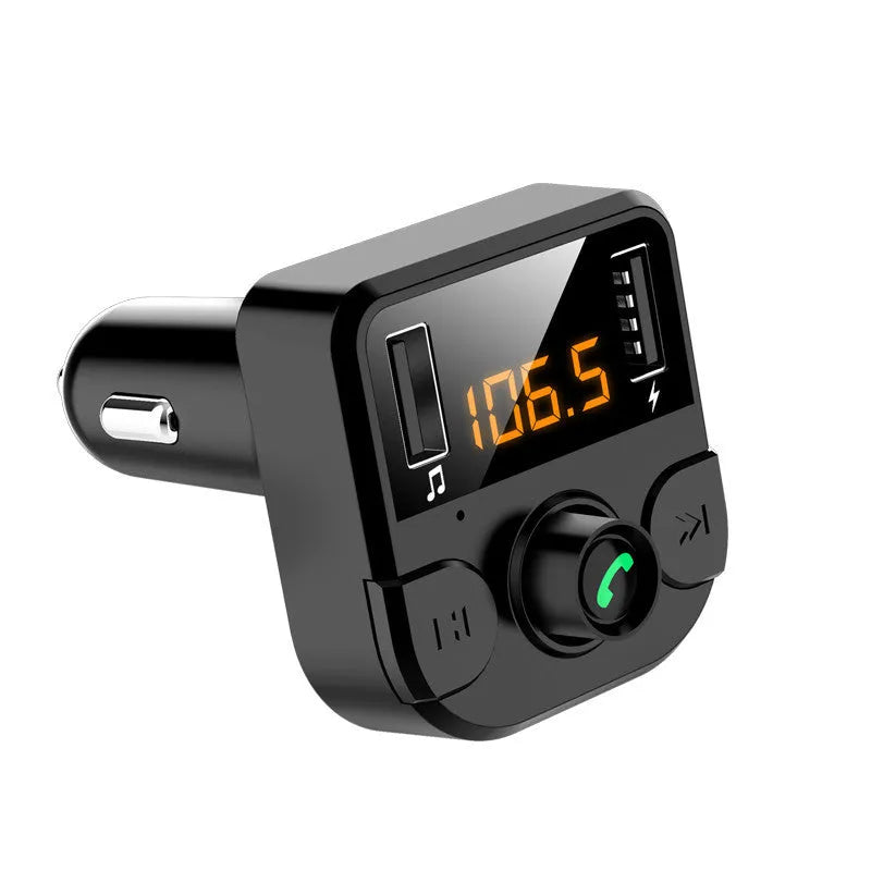 BT36B black car MP3 Bluetooth player with 1.1 inch screen for vehicle audio streaming
