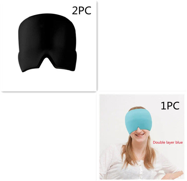 Soothing Ice Eye Mask for Headache Relief - Cooling Therapy for Relaxation