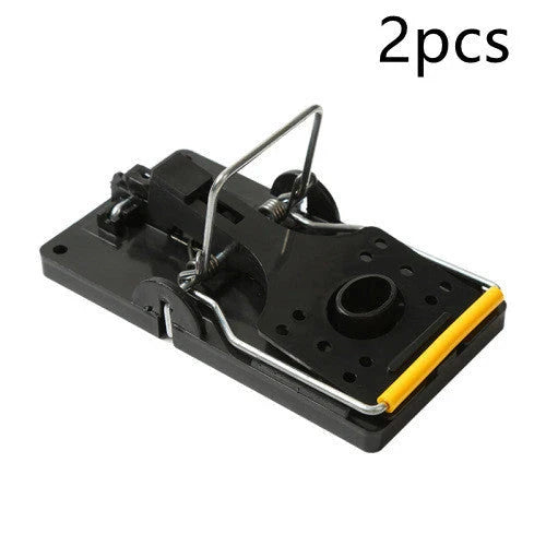 Reusable mouse traps with powerful spring mechanism for effective, humane rodent control in the home