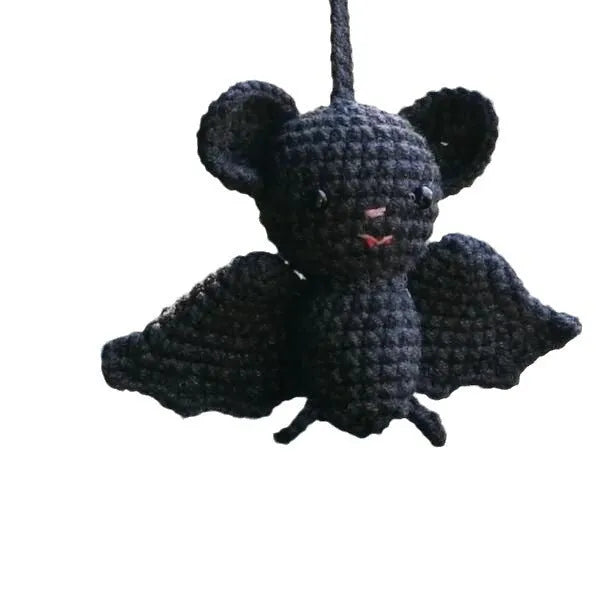 Plush hand-woven car hanging ornament with Halloween cartoon character design