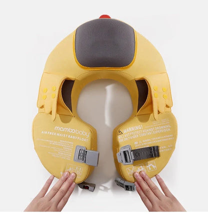 Duckling Underarm Swimming Ring for toddlers in yellow with airtight design