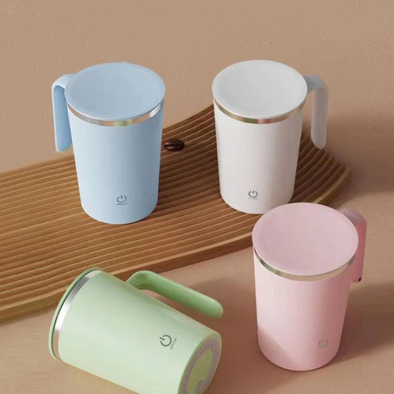 Automatic Electric Stirring Cup for Warm Beverages - Effortless Blending and Temperature Control