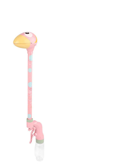 50cm dinosaur water gun for kids in pink, yellow, or blue with push spray function for summer beach and pool play