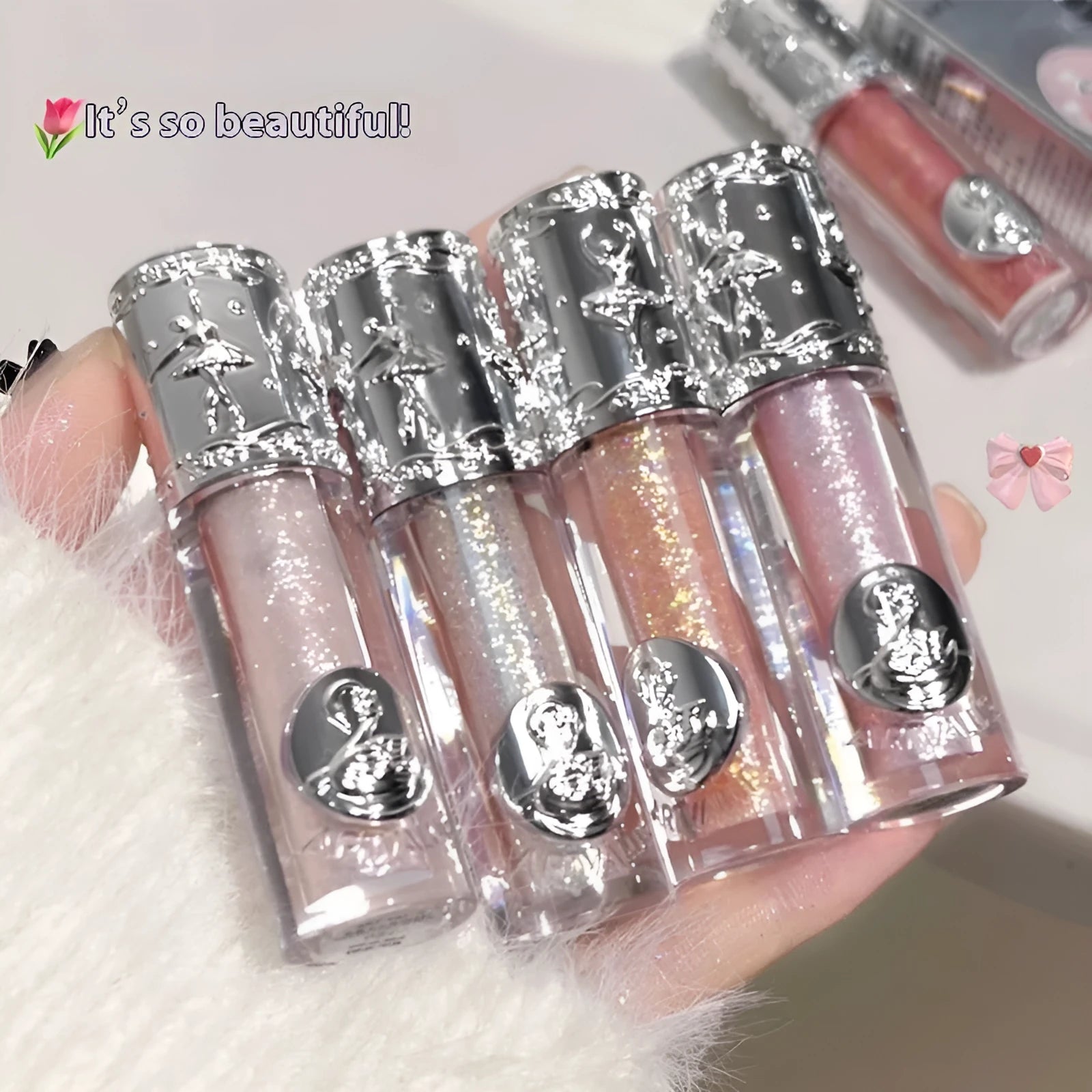 Ballet liquid eye shadow bottle in one of five colours: Sakura Field, Doll Log, Butterfly Paradise, Nutcracker, or Pillow Fairy Tale.