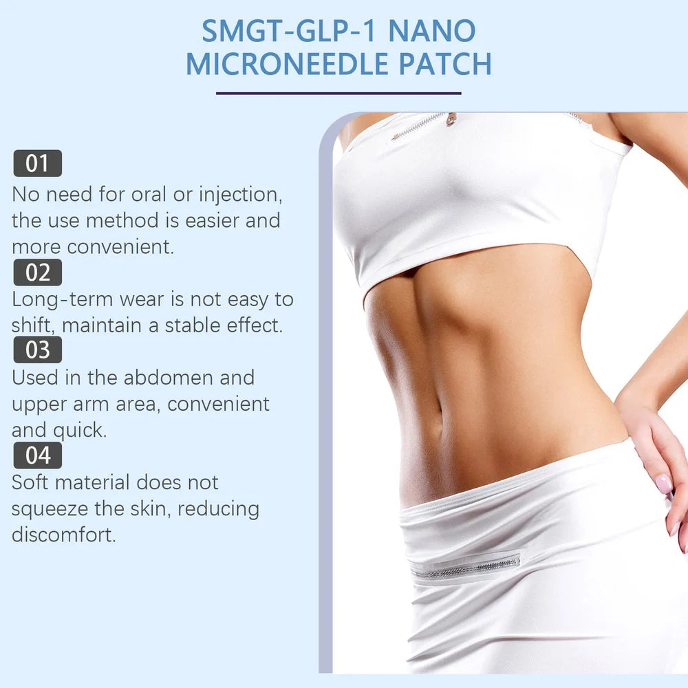 Slimming microneedle patch with botanical ingredients including Paeonia lactiflora root and glucagon-like peptide-1