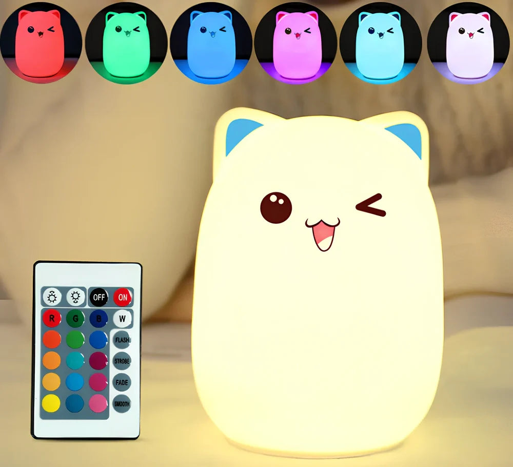 Silicone Clapping Lamp with 10-Hour Colourful Lighting | USB Charging ...