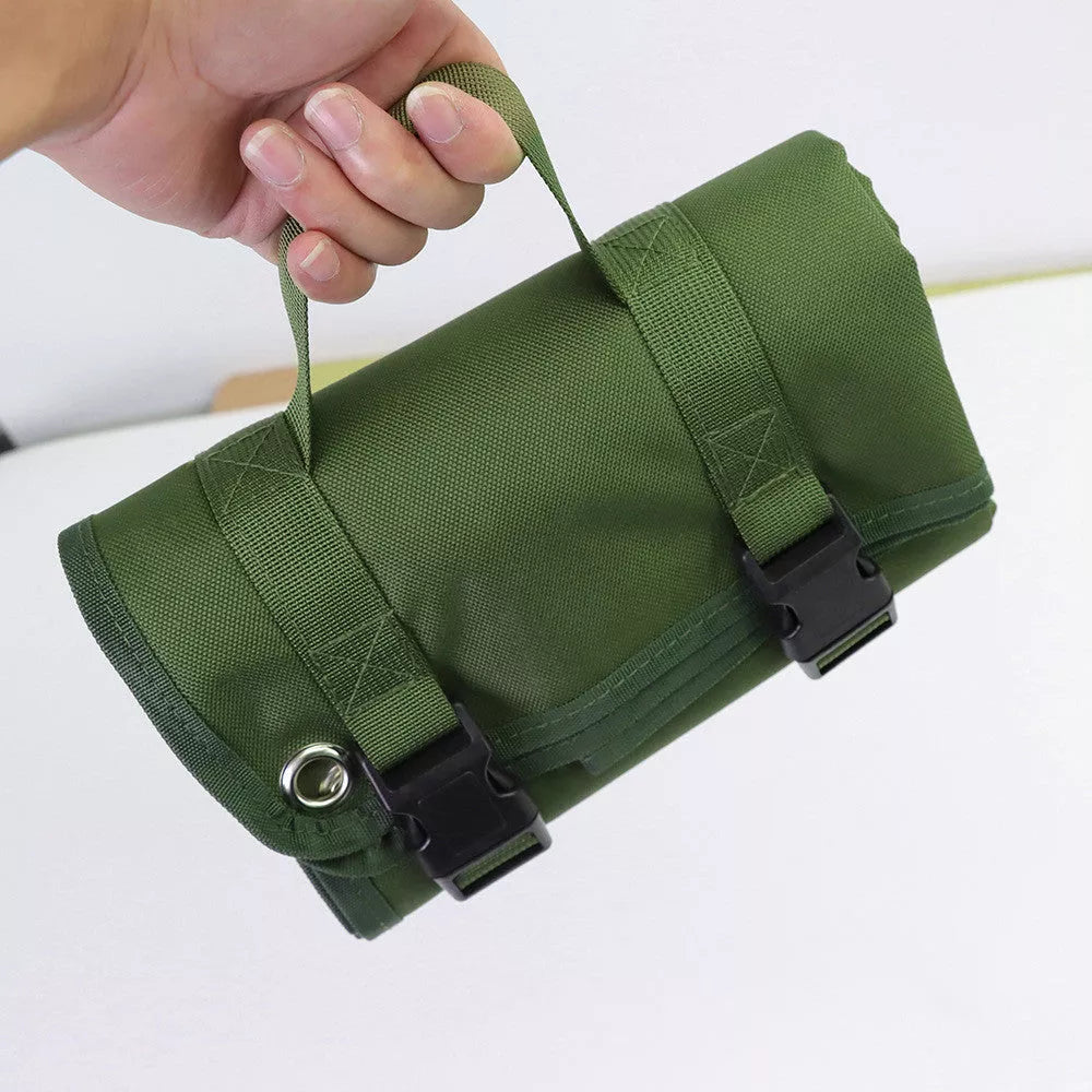 Tactical shooting mat in black, khaki, and army green for outdoor use