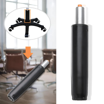 Type 0 gas spring for lift chair assembly in silver and black colour options