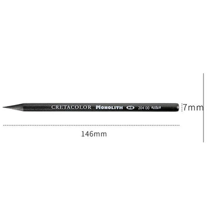 Wood-free graphite sketch pencil with 146mm length and multiple hardness options
