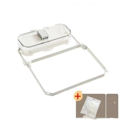 Kitchen Sink Filter Rack with removable suction cups and fine mesh for efficient cleaning