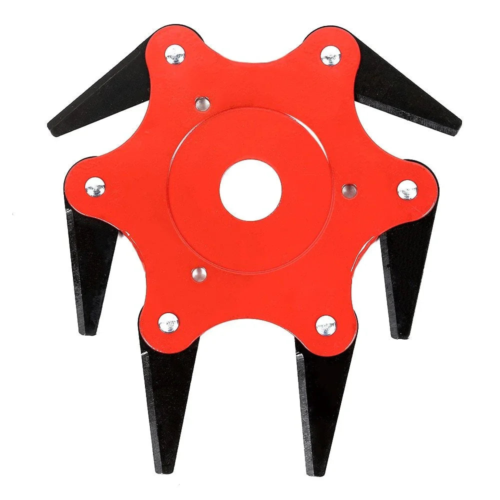 Premium manganese steel mowing blades with flexible design and durable construction for a clean, even lawn cut