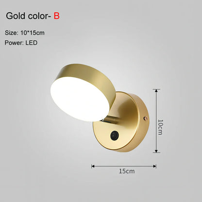 Modern bedside wall lamp in black with PVC shade and push button, LED G4 bulb for hotel room lighting