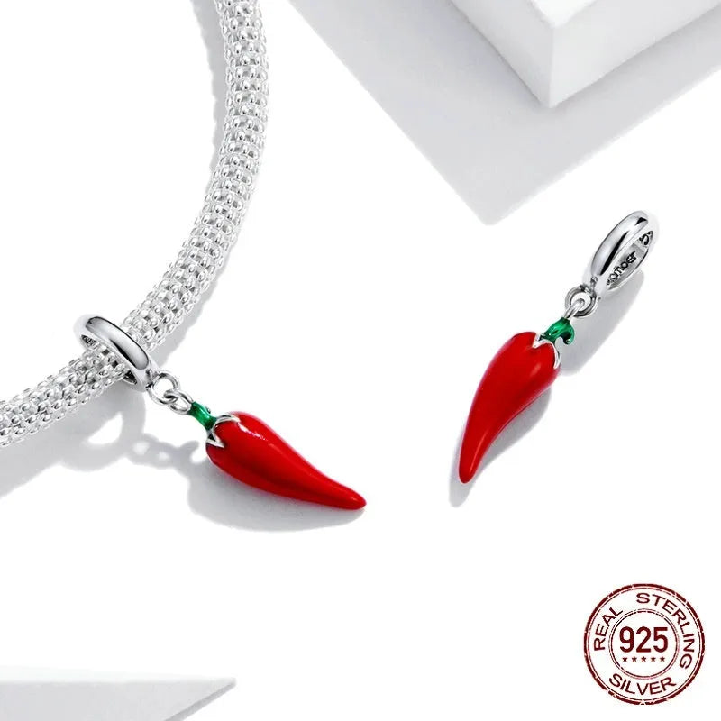Korean style S925 sterling silver leaf pendant with electroplated BSC461 colour finish