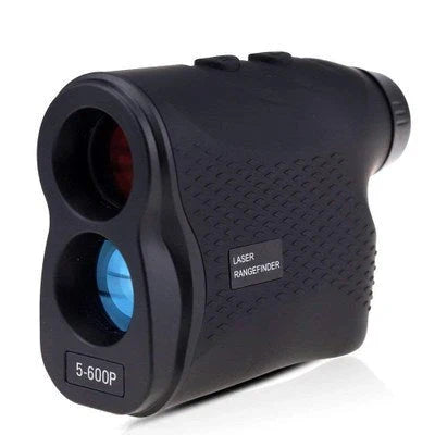 Versatile laser distance meter with German-engineered optics for precise outdoor measurements up to 600 meters