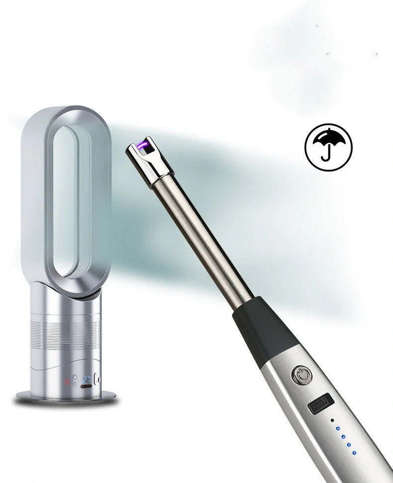 USB rechargeable plasma windproof lighter in various colours with bottle opener and keychain features