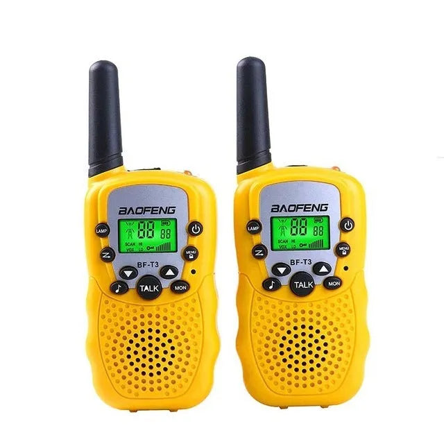 Children's walkie talkie handheld station in choice of five colours with 22 channels