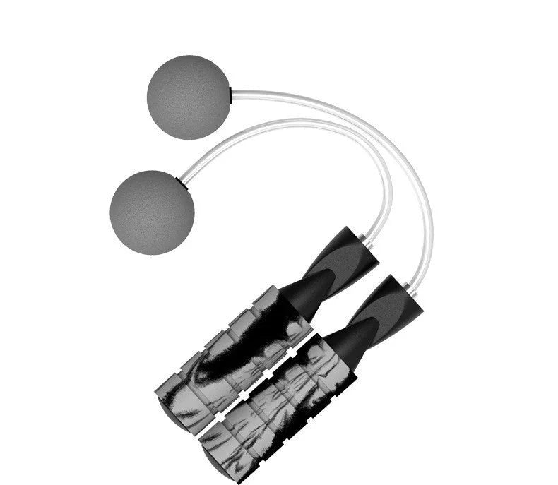 Adjustable weighted cordless jump rope with EVA balls for effective workouts