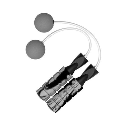 Adjustable weighted cordless jump rope with EVA balls for effective workouts