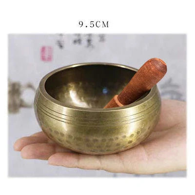 Premium Tibetan singing bowl with rich, harmonious tones for meditation and relaxation