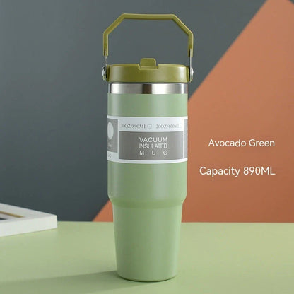Premium stainless steel insulated tumbler with double-wall vacuum technology, available in multiple vibrant colors and sizes