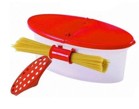 Microwave Pasta Cooker - Boil, Strain, and Enjoy Delicious Pasta with Ease
