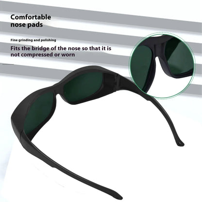 Photon skin rejuvenation laser protection goggles with polycarbonate lenses for 200-2000nm wavelength coverage