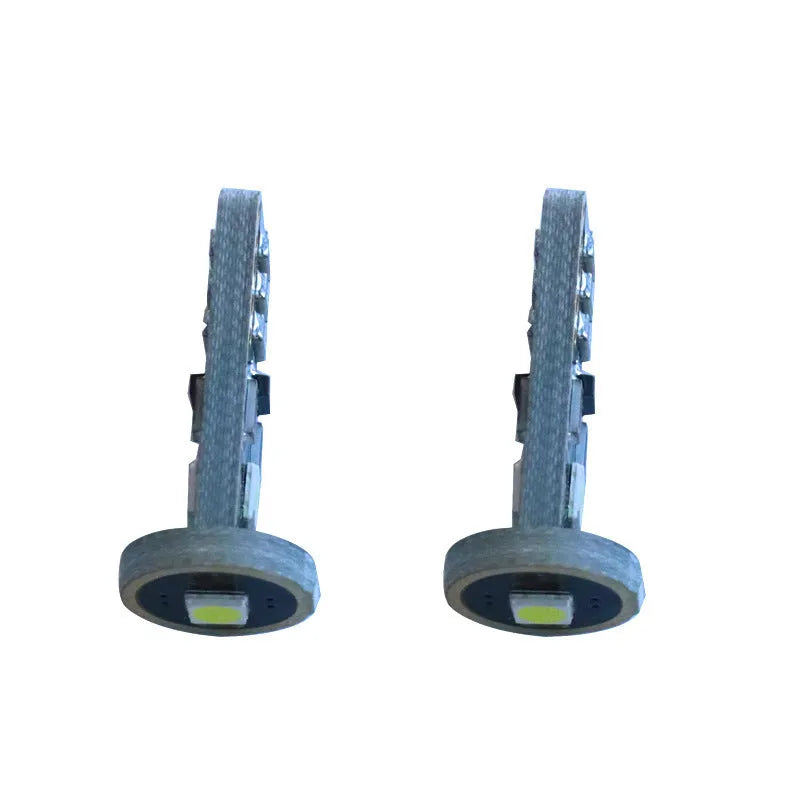 T10 W5W LED car light in blackboard white colour with 23mm by 9mm dimensions