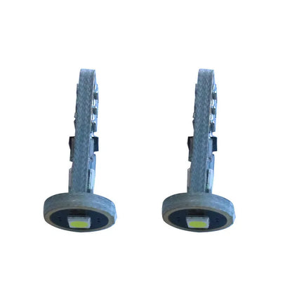 T10 W5W LED car light in blackboard white colour with 23mm by 9mm dimensions