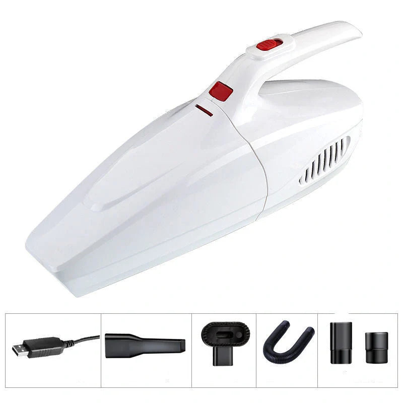 Wireless car vacuum cleaner in black and white options