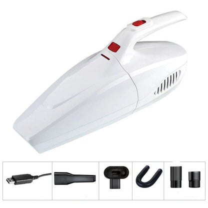 Wireless car vacuum cleaner in black and white options