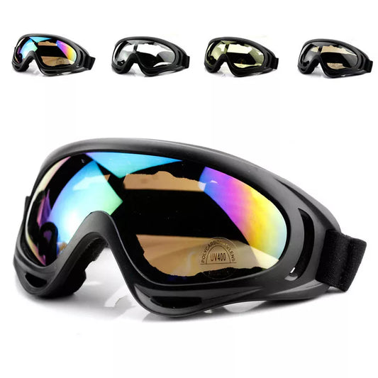 X400 Windshield Sand Goggles for motorcycles with anti-fog and UV protection