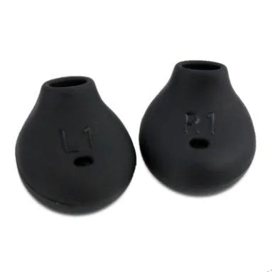 Black silicone protective sleeve for Samsung Galaxy S6 Edge earphone model G9200 G9250 G920A.