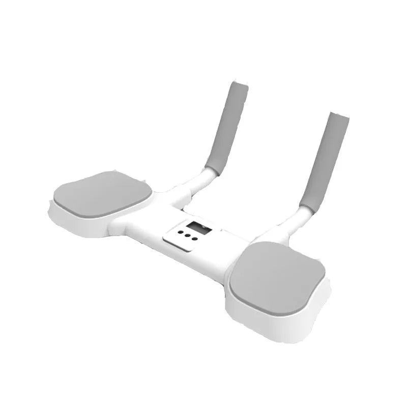 White household flat support trainer with alloy aluminium tube and ABS construction for home fitness exercises