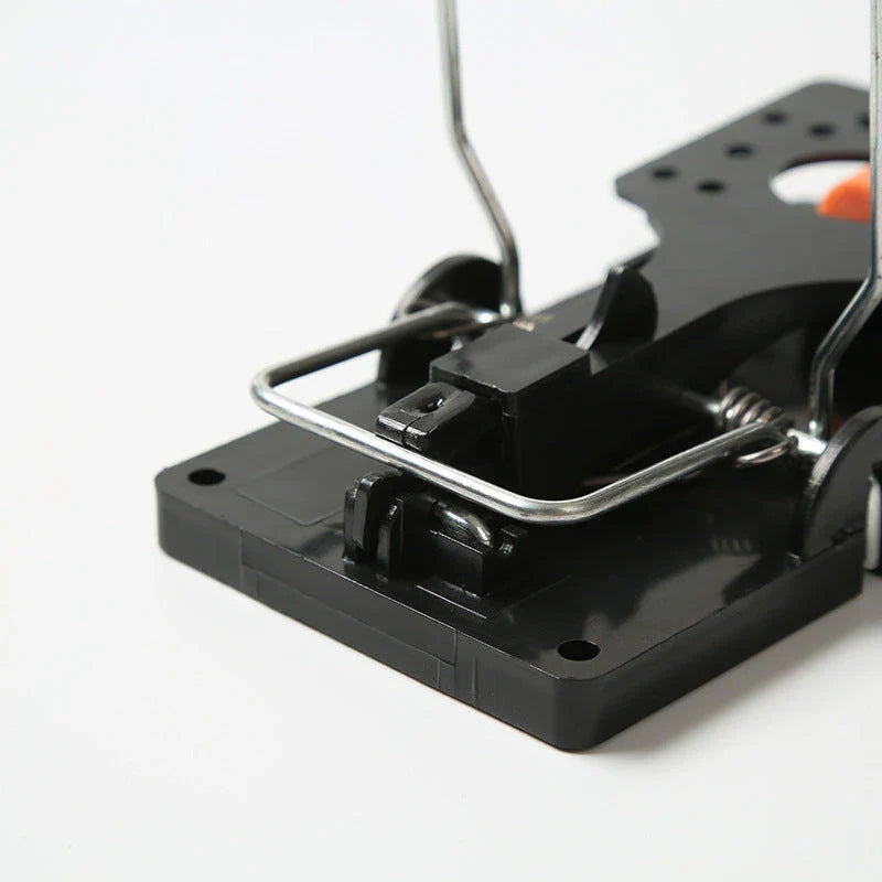 Reusable mouse traps with powerful spring mechanism for effective, humane rodent control in the home