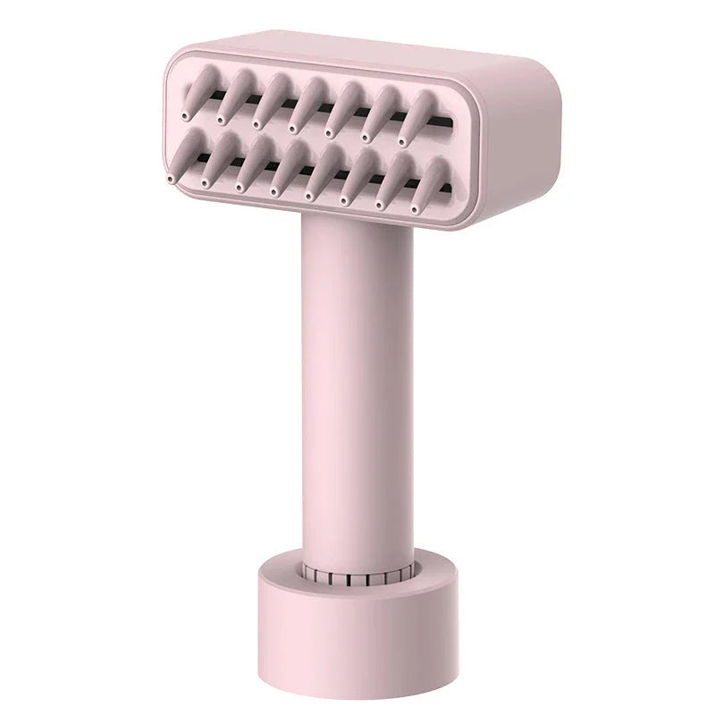 Wireless electric pet grooming comb with features to efficiently remove fleas, mites, and lint from your pet's coat