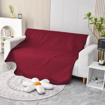 Reversible dog blanket sofa cover in assorted colours protecting furniture