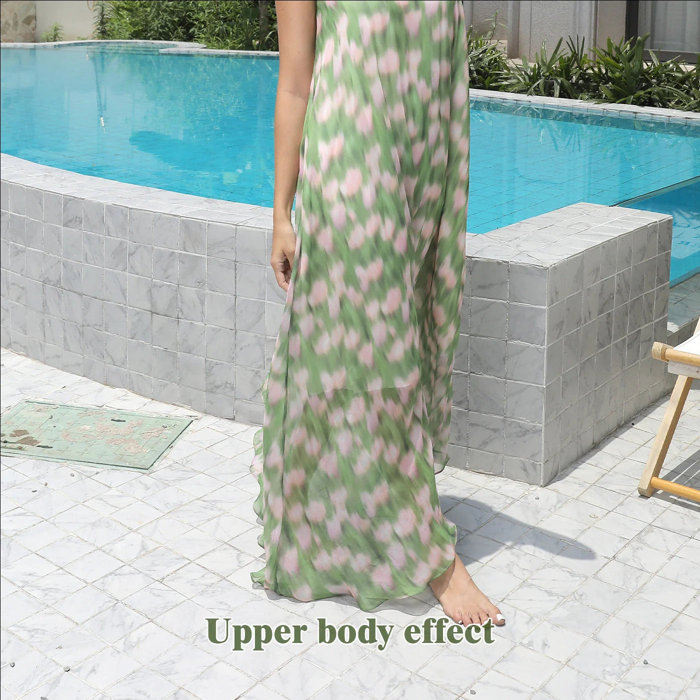 Elegant printed dresses in white colour, featuring various floral and geometric patterns, suitable for British women's fashion